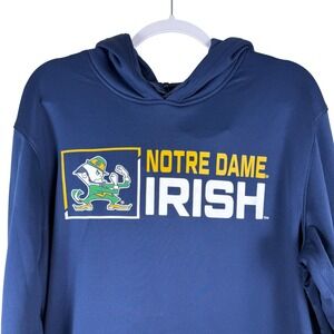 Fanatics Notre Dame Fighting Irish Navy Blue Hoodie Mens Size Large Hoody Fleece